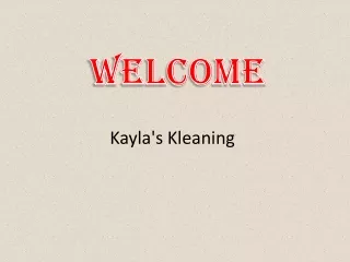 welcome