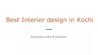 best interior design in kochi