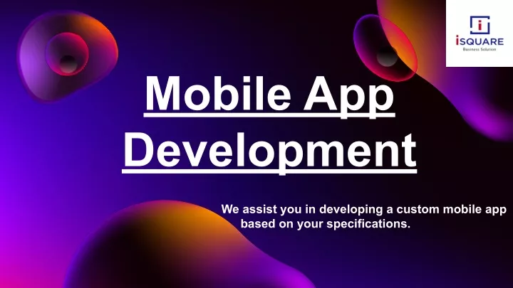 mobile app development