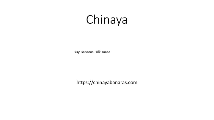 chinaya