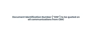 Document Identification Number (
