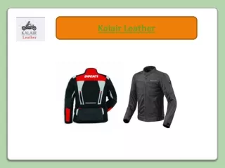 A Customized Design Of Leather Racing Jackets