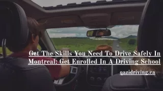 Montreal Driving School