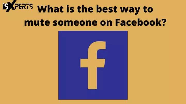 what is the best way to mute someone on facebook