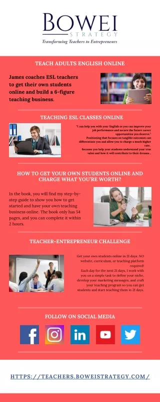 Teach Adults English Online - Bowei Strategy