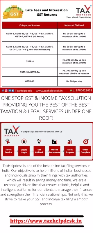 one stop gst income tax solution providing