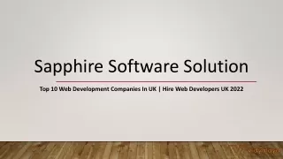 sapphire software solution