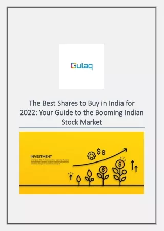 the best shares to buy in india for the best