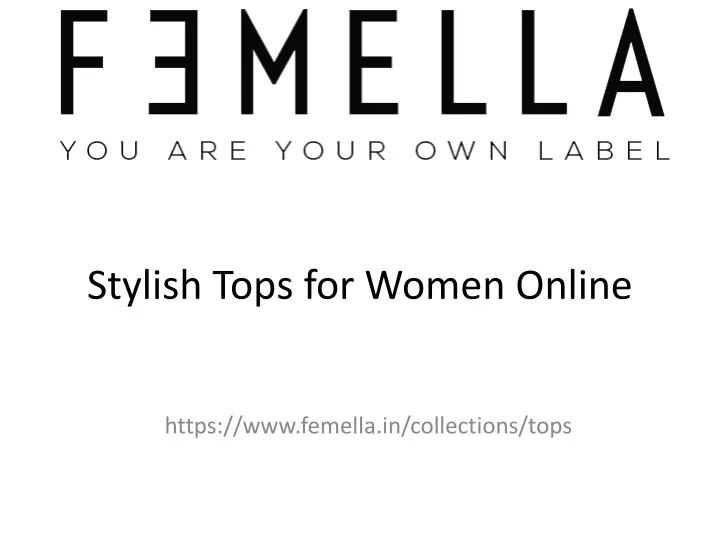 stylish tops for women online