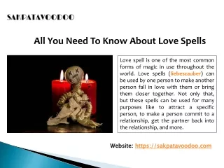 All You Need To Know About Love Spells