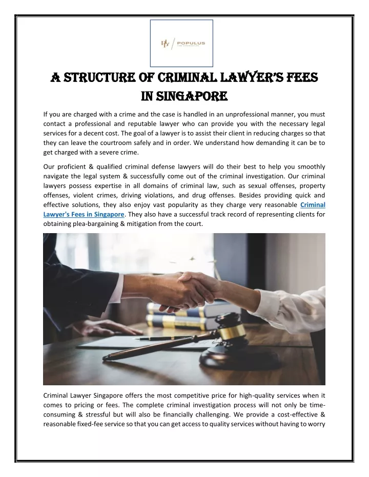 a structure of criminal lawyer s fees a structure