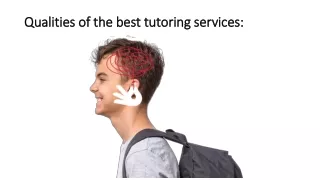 Qualities of the best tutoring services