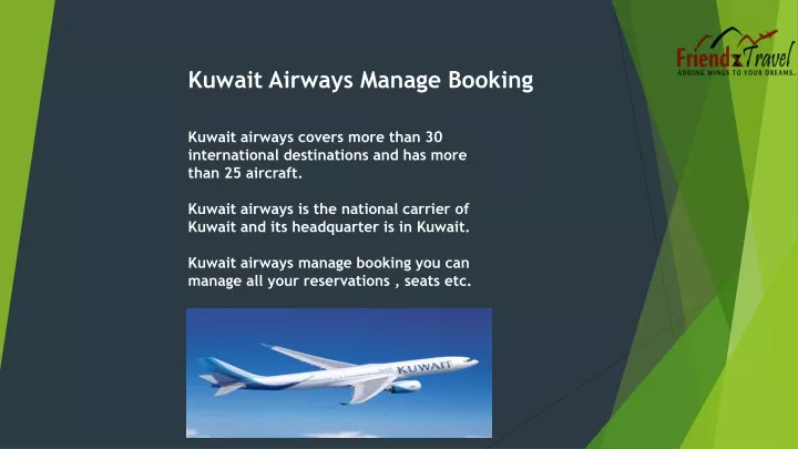kuwait airways manage booking