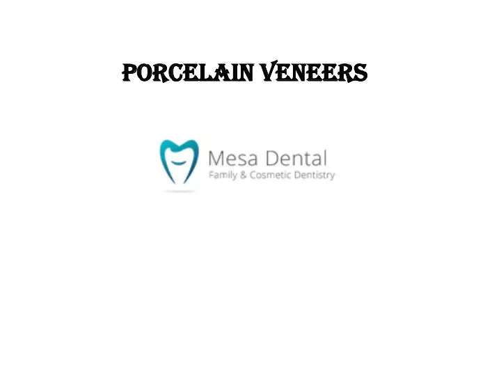 porcelain veneers