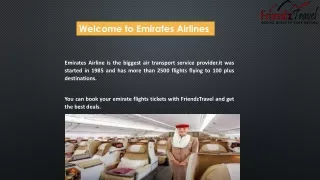 Emirates airlines manage booking