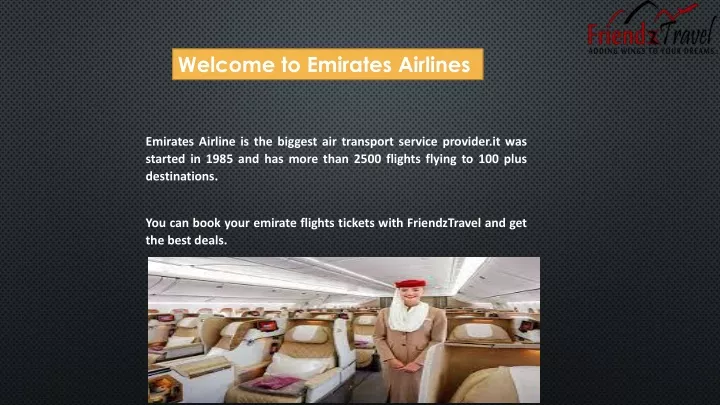 welcome to emirates airlines