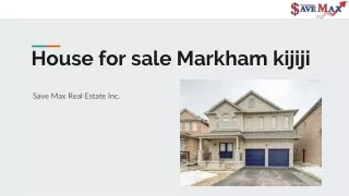 House for sale Markham kijiji