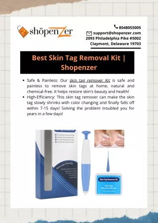 Best Skin Tag Removal Kit - Shopenzer