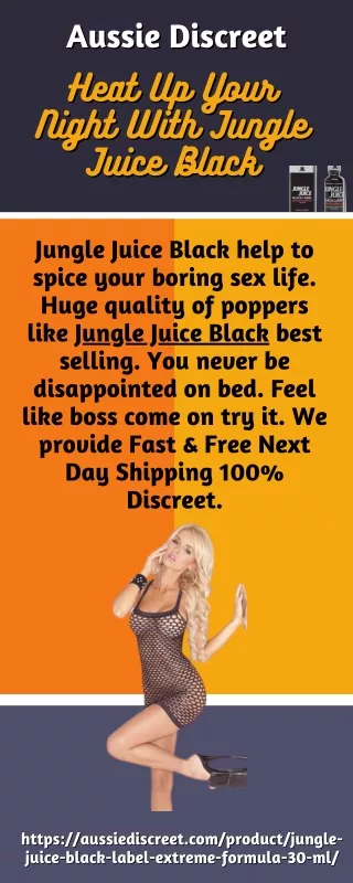 Heat Up Your Night With Jungle Juice Black