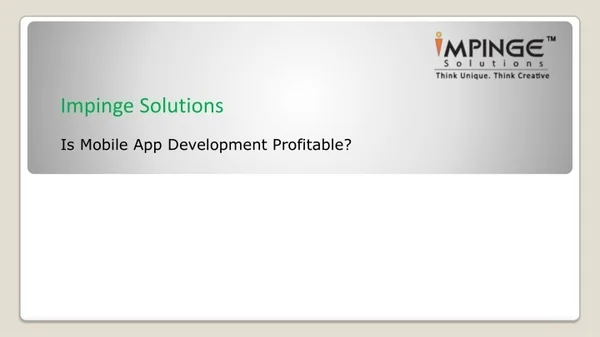 Is Mobile App Development Profitable?