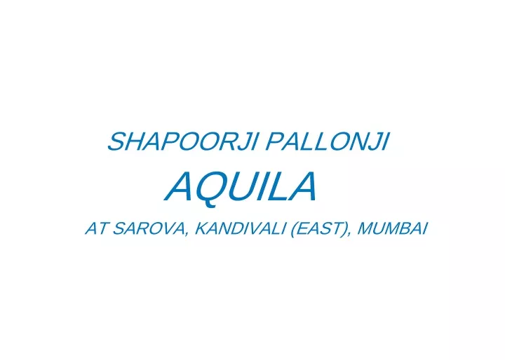 shapoorji pallonji aquila