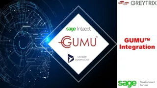 GUMU™ Integration for MS Dynamics 365 with Sage Intacct