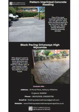 Imprinted concrete driveway problems