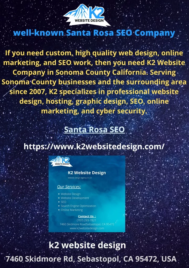 well known santa rosa seo company