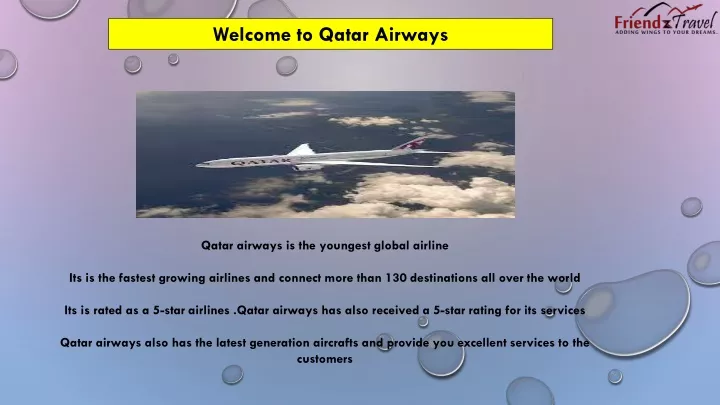 welcome to qatar airways