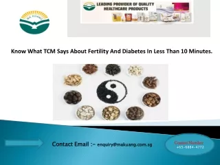 TCM For Pregnancy Singapore