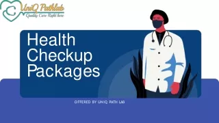 health checkup packages
