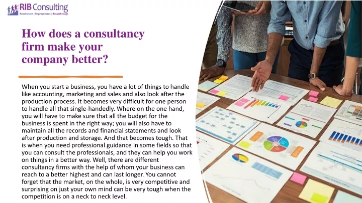 how does a consultancy firm make your company