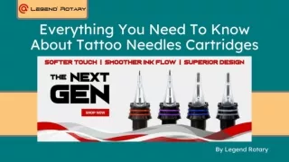 Everything You Need To Know About Tattoo Needles Cartridges