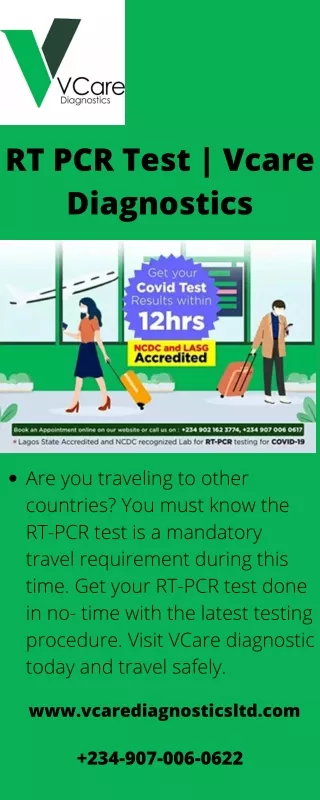 rt pcr test vcare diagnostics