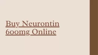 Buy Neurontin 600mg Online