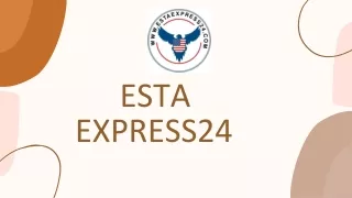 Esta Express24 - ESTA Visum