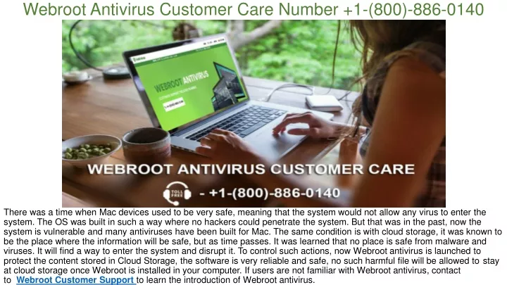 webroot antivirus customer care number