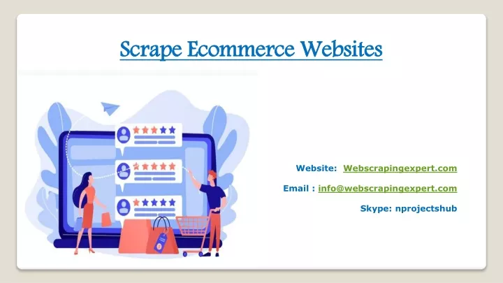 scrape ecommerce websites