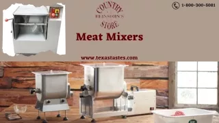 Best Meat mixer Available in – Texas Tastes