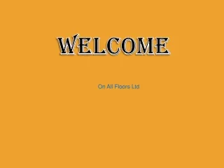 welcome