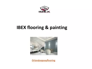 IBEX flooring & painting