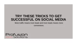 Try these tricks to get successful on Social Media