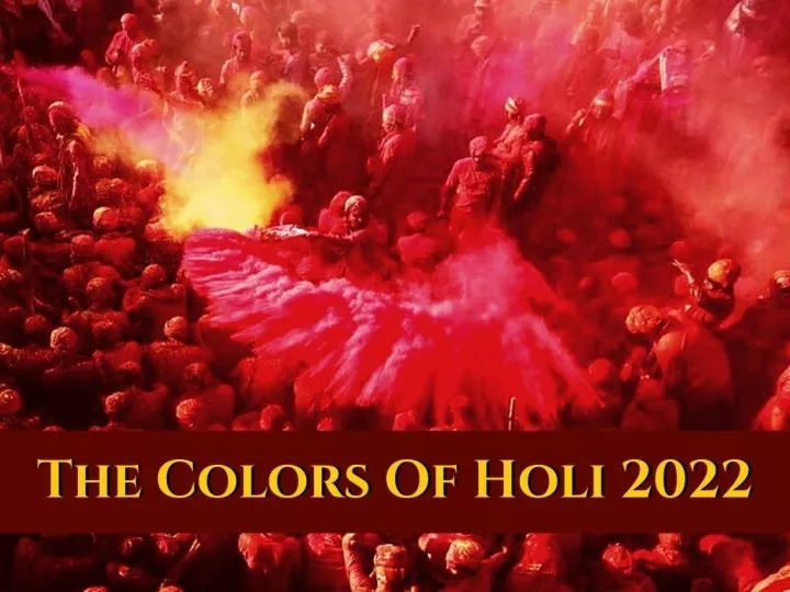 the colors of holi