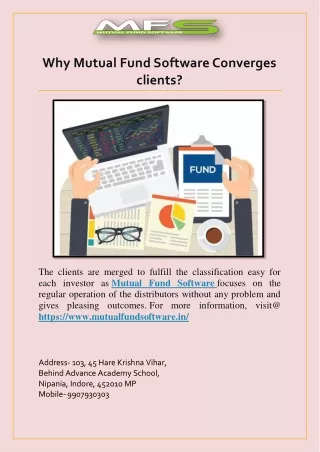 why mutual fund software converges clients