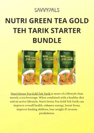 NUTRI GREEN TEA GOLD TEH TARIK STARTER BUNDLE (2)