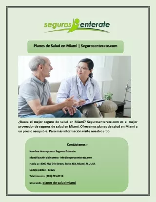 planes de salud en miami segurosenterate com