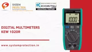 digital multimeters kew 1020r