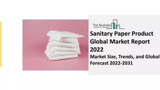 Sanitary Paper Product