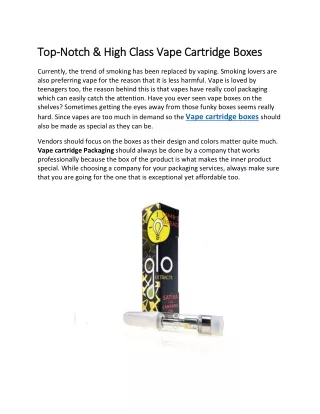 top top notch notch high class vape cartridge
