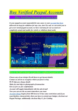 Buy Verified Paypal Accounts